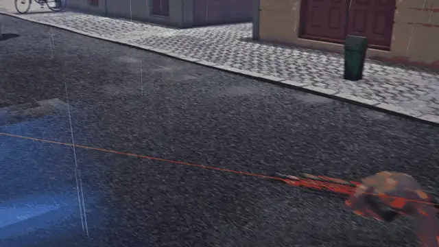 Animation : l’opérateur INFERNO court sous la pluie